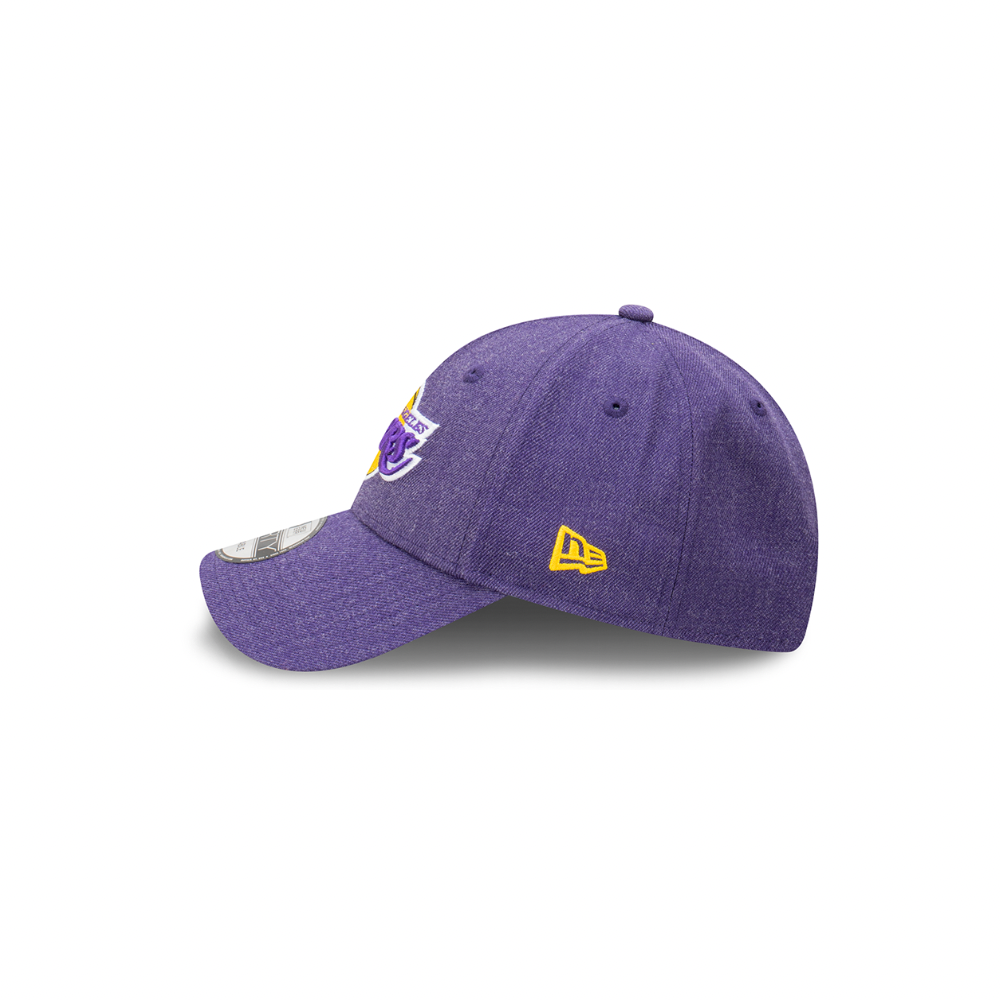 LA Lakers Hat - Heather Collection Purple 9Forty NBA Snapback Cap - New Era